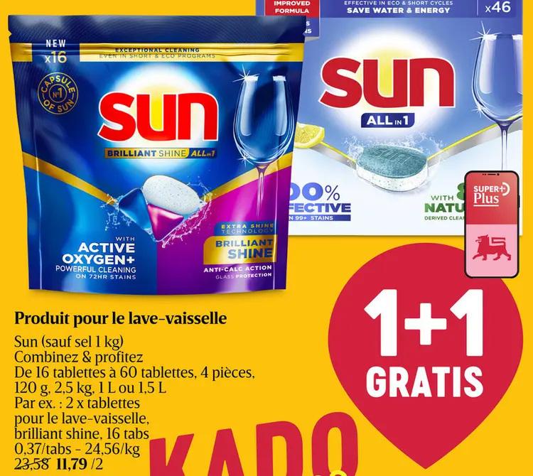 Offre: Produit pour le lave-vaisselle