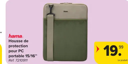 Offre: Housse de protection pour PC portable 15/16"