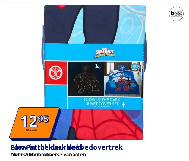 Aanbieding: Spidey Amazing Friends Glow in the Dark Dekbedovertrek