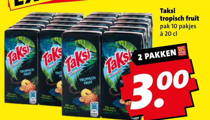 Aanbieding: Taksi tropisch fruit