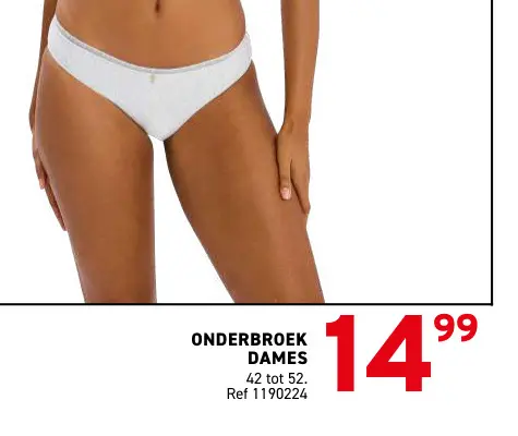 Promotie: Onderbroek dames