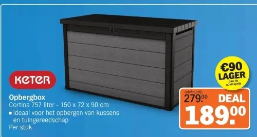 Aanbieding: Opbergbox Cortina