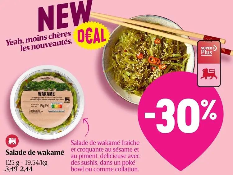 Offre: Salade de wakamé