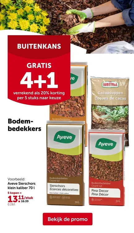 Promotie: Aveve Sierschors klein kaliber