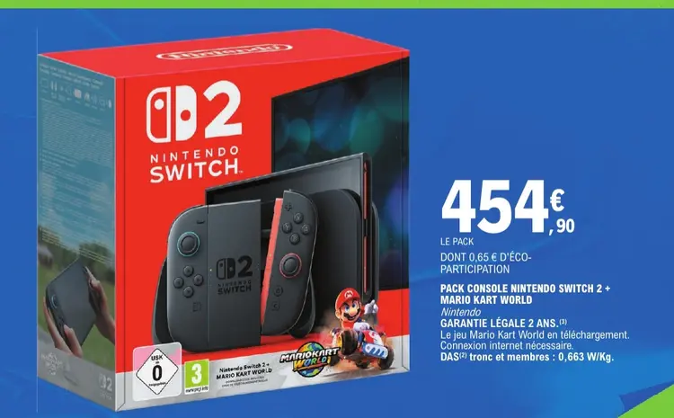 Promotie: Nintendo switch 2 + mario kart world