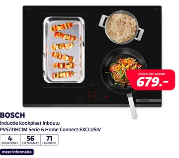 Aanbieding: Bosch PVS731HC1M Serie 6 Home Connect EXCLUSIV