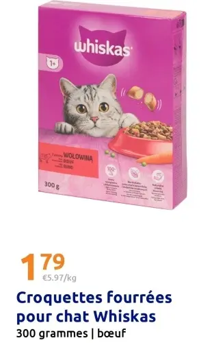Offre: Croquettes fourrées pour chat