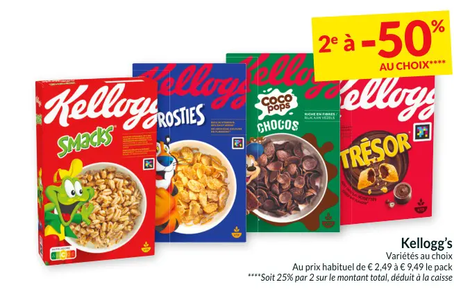 Offre: Kellogg's Variétés au choix