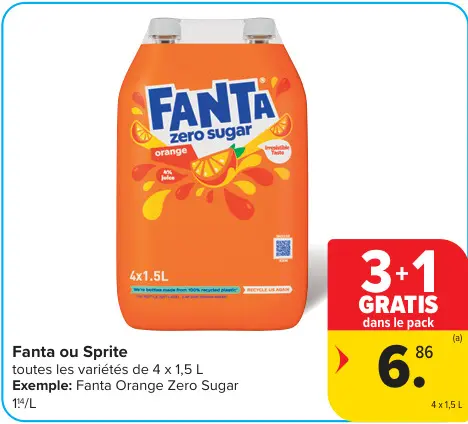 Offre: Fanta ou Sprite