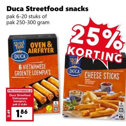 Aanbieding: Duca Streetfood snacks