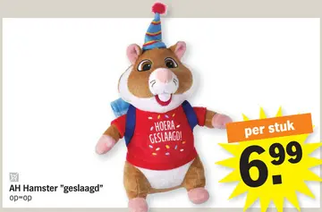 Offre: AH Hamster "geslaagd"