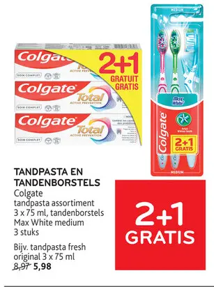 Promotie: Tandpasta en Tandenborstels
