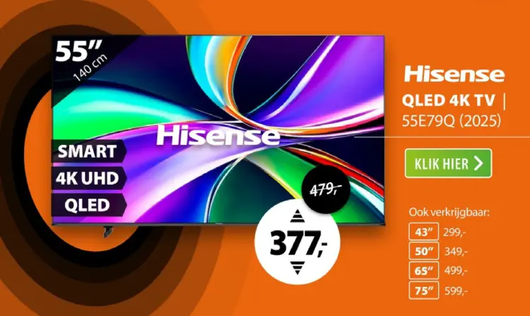 Aanbieding: Qled 4k tv