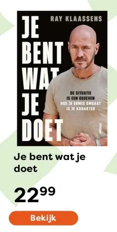 Aanbieding: Boek - Je bent wat je doet