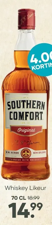 Aanbieding: Southern Comfort Original Whiskey Likeur