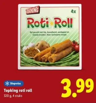 Aanbieding: Topking roti roll