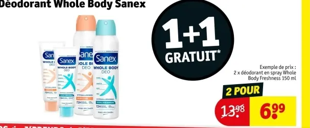 Offre: Déodorant Whole Body