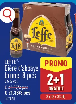 Offre: Bière d'abbaye brune
