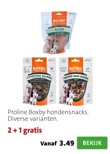 Promotie: Proline Boxby hondensnacks