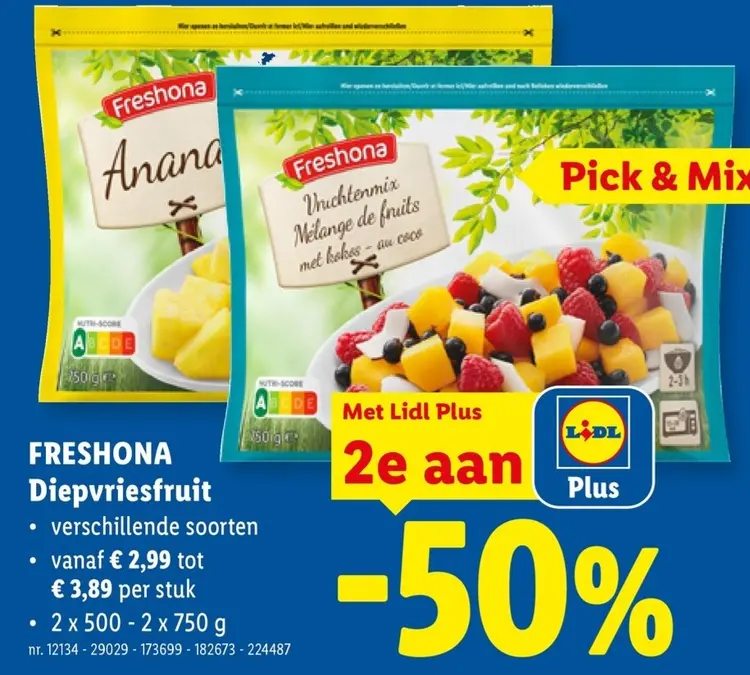 Promotie: Diepvriesfruit