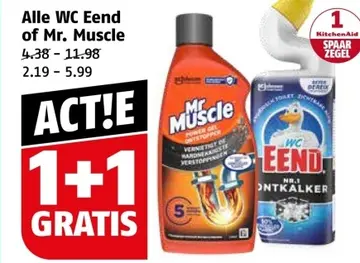 Aanbieding: Alle WC Eend of Mr. Muscle