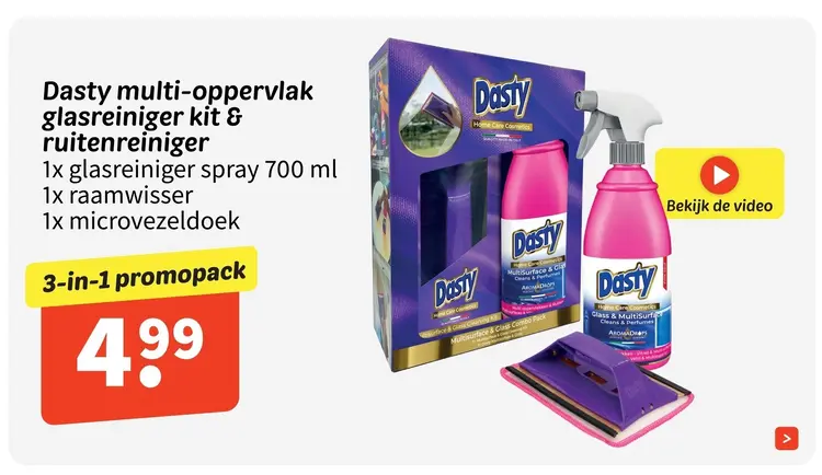 Promotie: Multi-oppervlak glasreiniger kit & ruitenreiniger