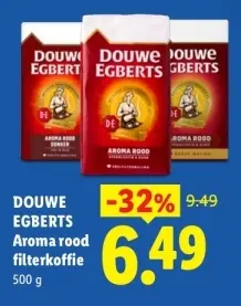 Aanbieding: Aroma rood filterkoffie