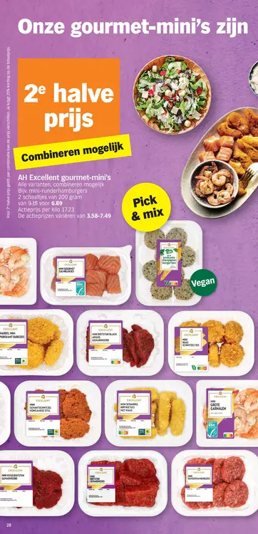 Promotie: AH Excellent gourmet-mini's