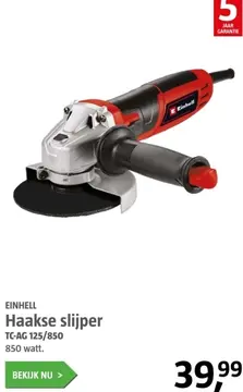 Aanbieding: Haakse slijper