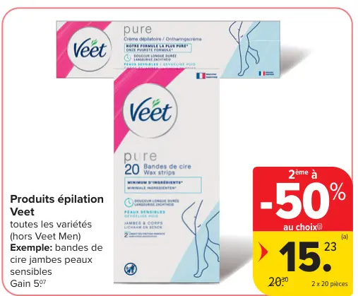 Offre: Produits épilation