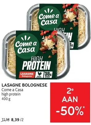 Promotie: Lasagne bolognese