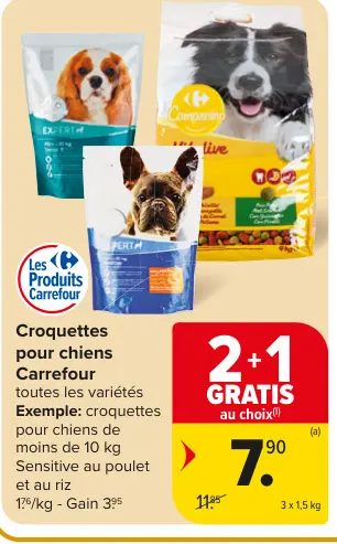 Offre: Croquettes pour chiens