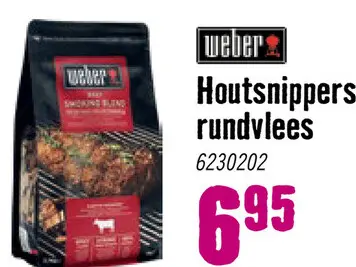 Aanbieding: WEBER® Houtsnippers Beef 700 gr