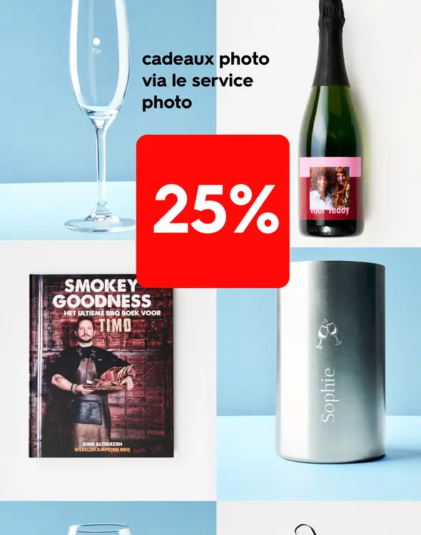 Offre: cadeaux photo via le service photo
