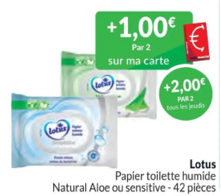 Offre: Papier toilette humide