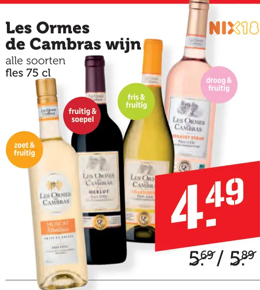 Aanbieding: Les Ormes de Cambras Wijn