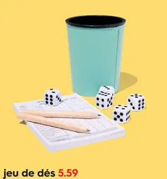 Offre: jeu de dés
