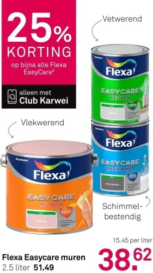 Aanbieding: Flexa Easycare muren