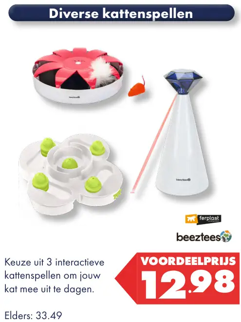 Aanbieding: Diverse kattenspellen