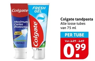 Aanbieding: Colgate tandpasta