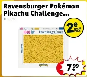Aanbieding: Pokémon Pikachu Challenge Puzzel