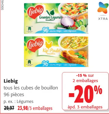 Offre: Liebig tous les cubes de bouillon