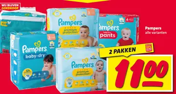 Aanbieding: Pampers alle varianten