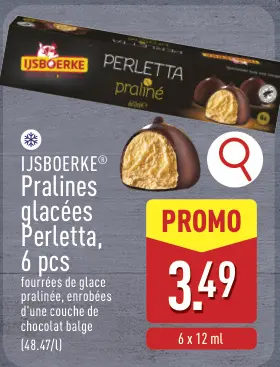 Offre: Pralines glacées Perletta