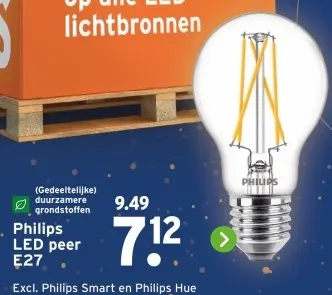 Aanbieding: LED peer E27