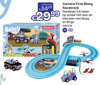 Promotie: Carrera First Bluey racetrack