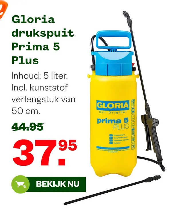 Aanbieding: Drukspuit Prima 5 Plus
