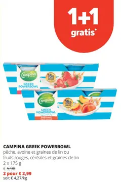 Offre: Campina greek powerbowl