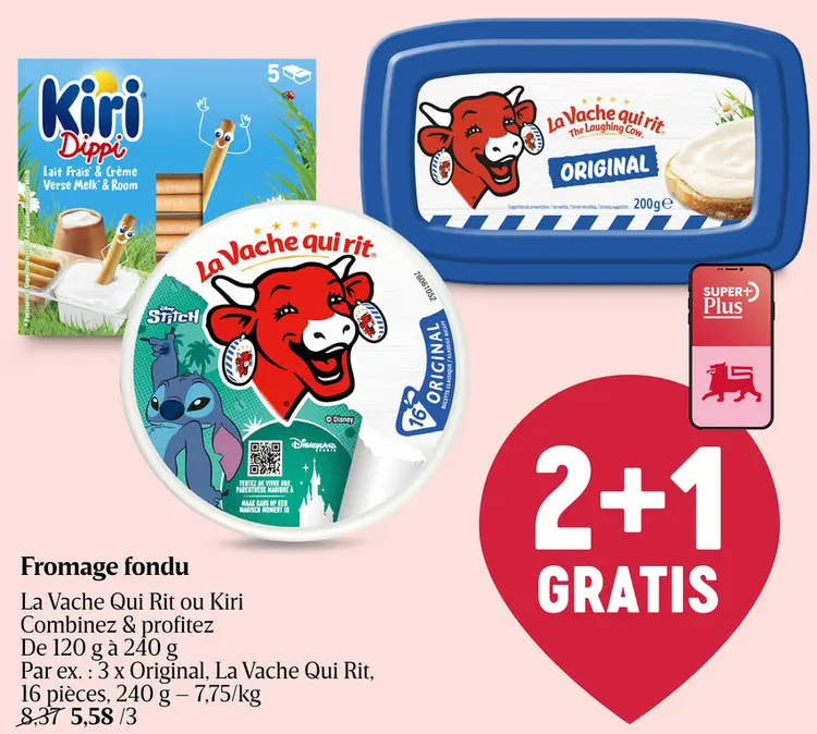 Offre: Fromage fondu