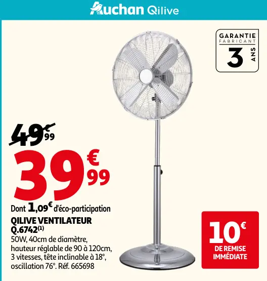 Promotie: Ventilateur q.6742